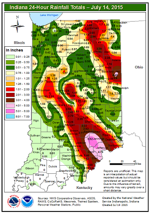 July 14 Map