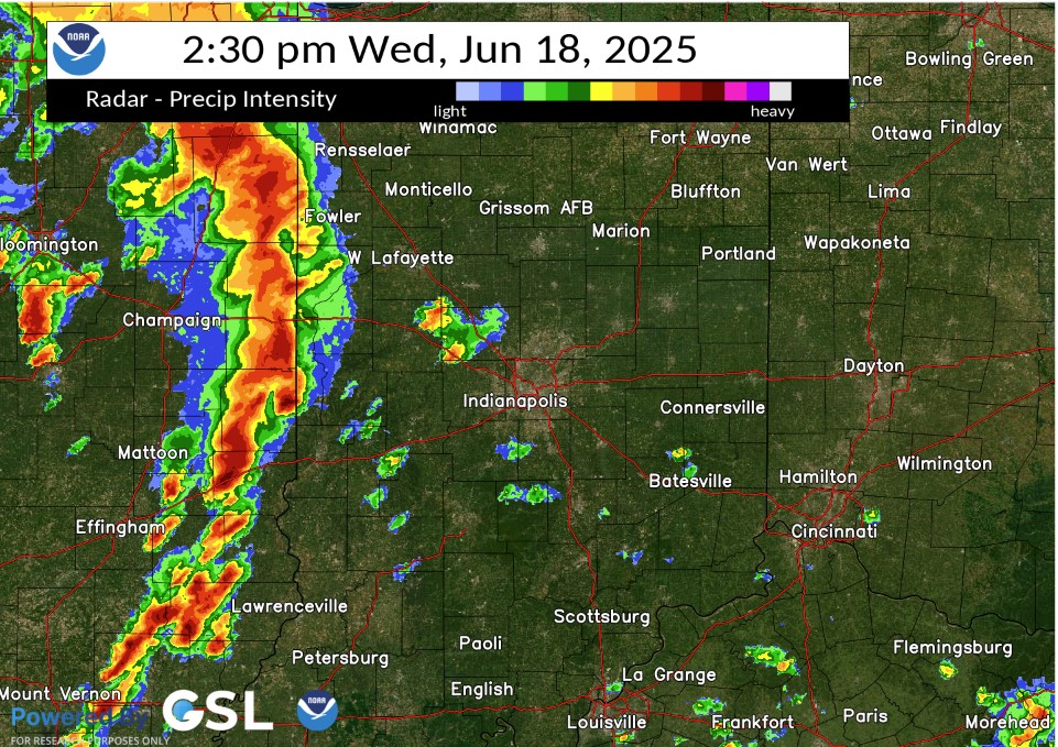 Radar Image at 230pm