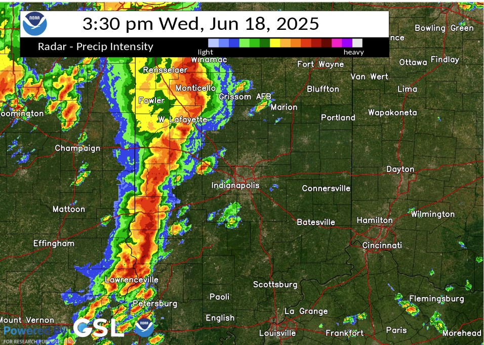 Radar Image at 330 PM
