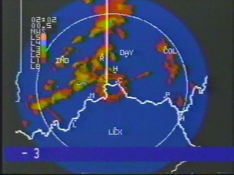Radar Image from Cincinnati Radar