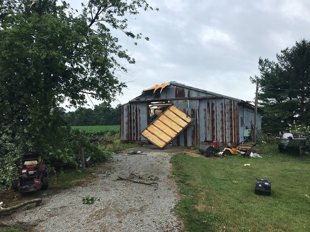Photo- Damage in Carroll County