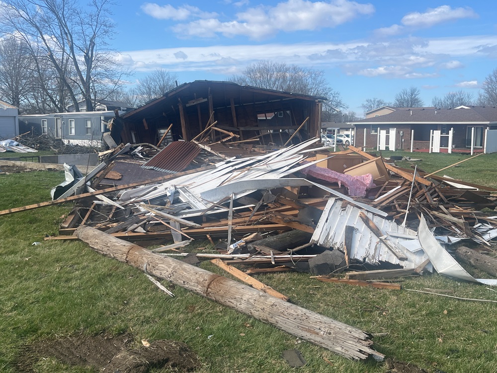 Damaged Structure in Selma