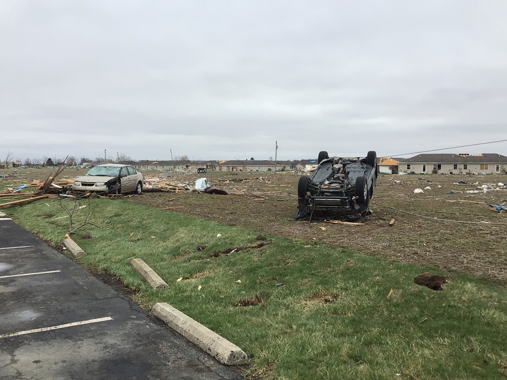 Overturned Vehicle near Winchester