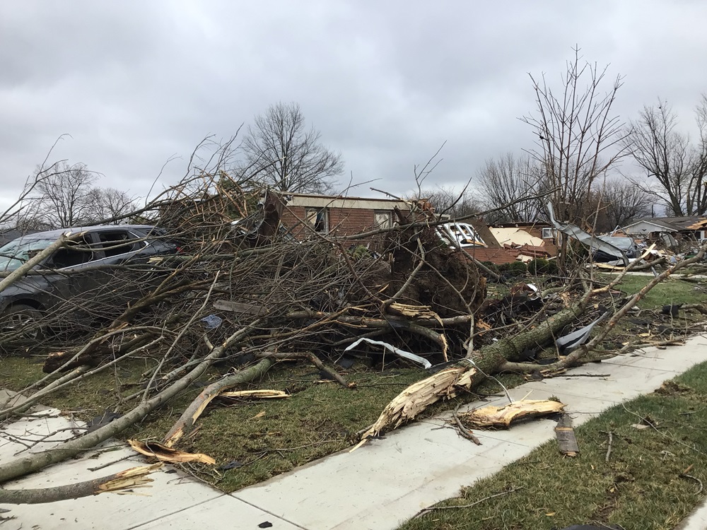 Damaged Building in Winchester