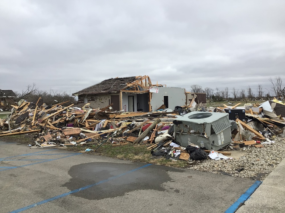 Damaged Building in Winchester