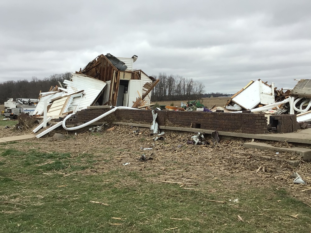 Damaged Building in Winchester