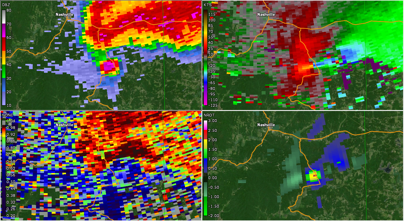 Radar Image near Nashville