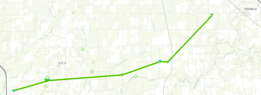 Track Map - Shelby Co Tornado