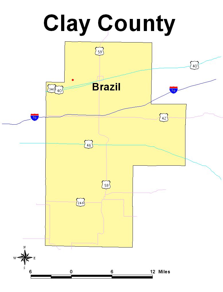 Clay County Tornado Track