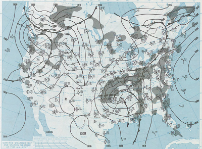 Surface Map at 7 AM EST