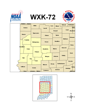 Map of coverage area. Click to Enlarge