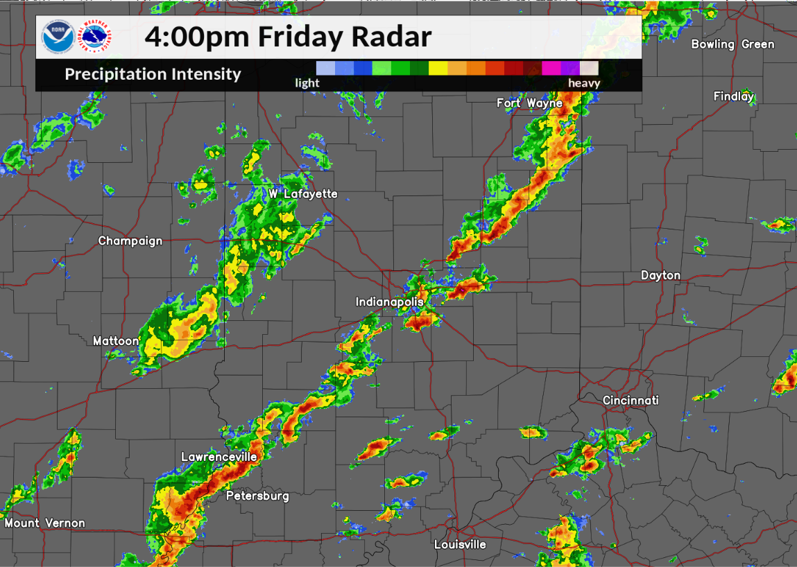 Radar Image at 4 pm