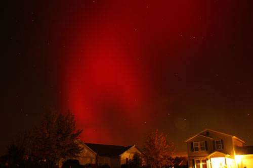Picture of Aurora from West Lafayette - Click to Enlarge