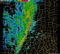 Radar Image at about 9:30 AM
