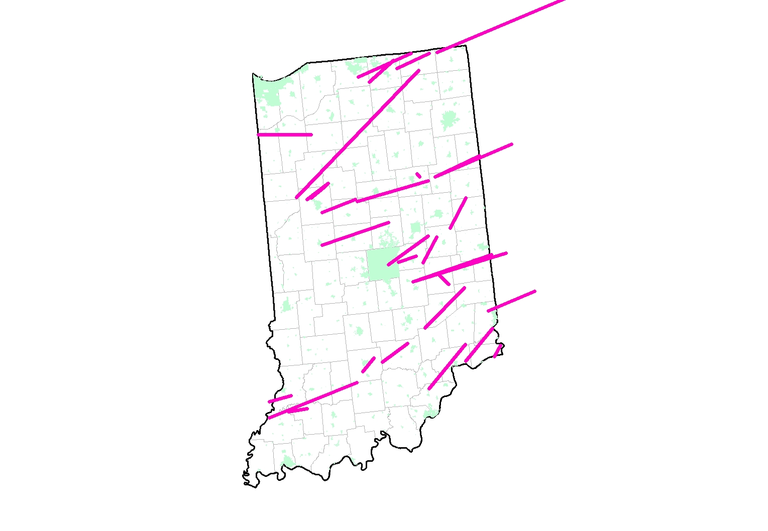 Central Indiana Tornado Statistics