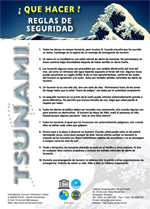Tsunami Safety Rules Spanish