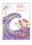 Tsunami Waring! comic Book