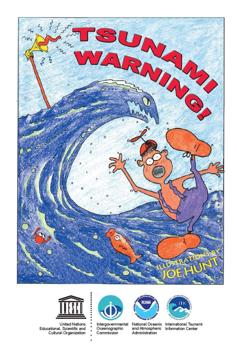 Tsunami Waring! comic Book