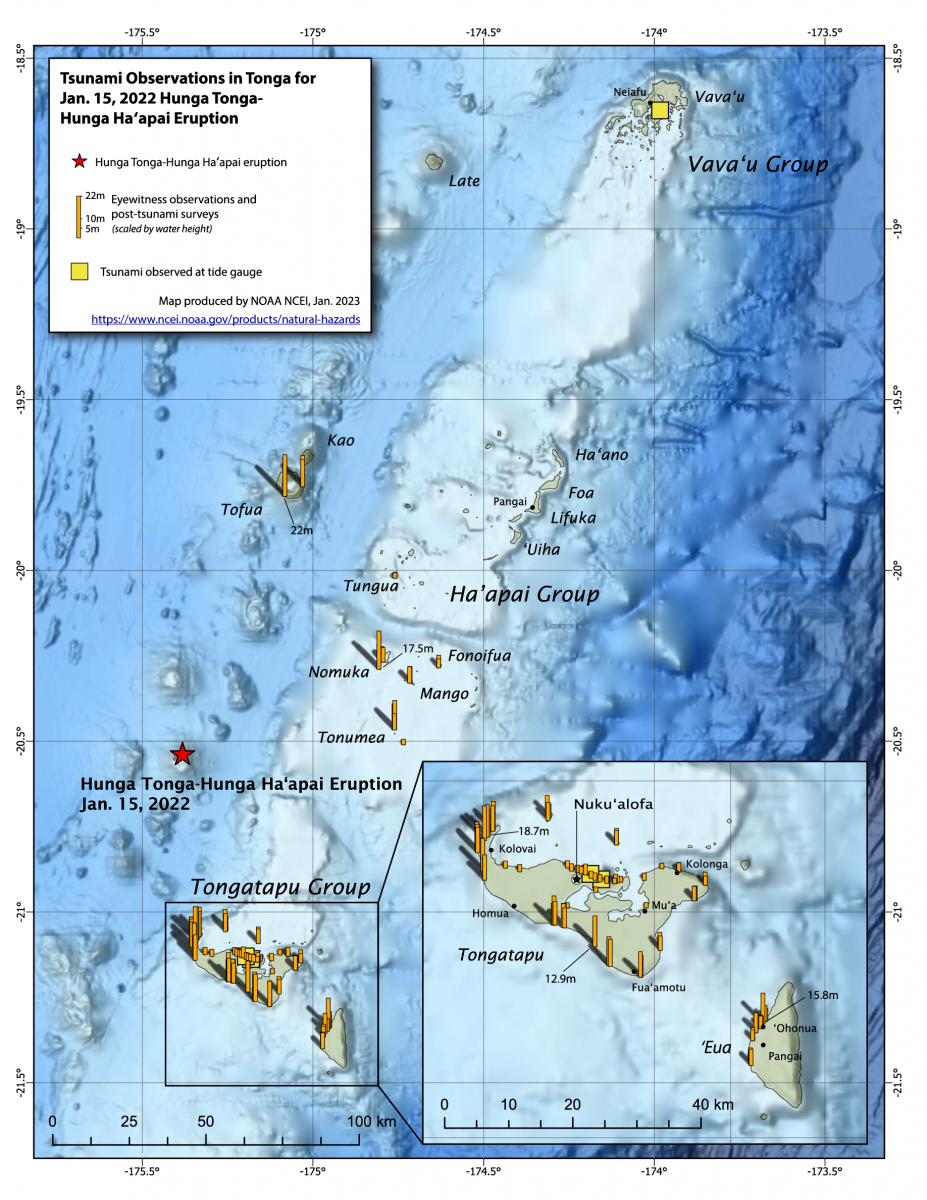 Hunga Tonga regional