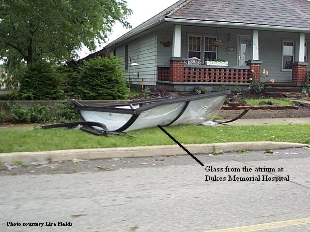 Peru tornado damage May 30, 2004