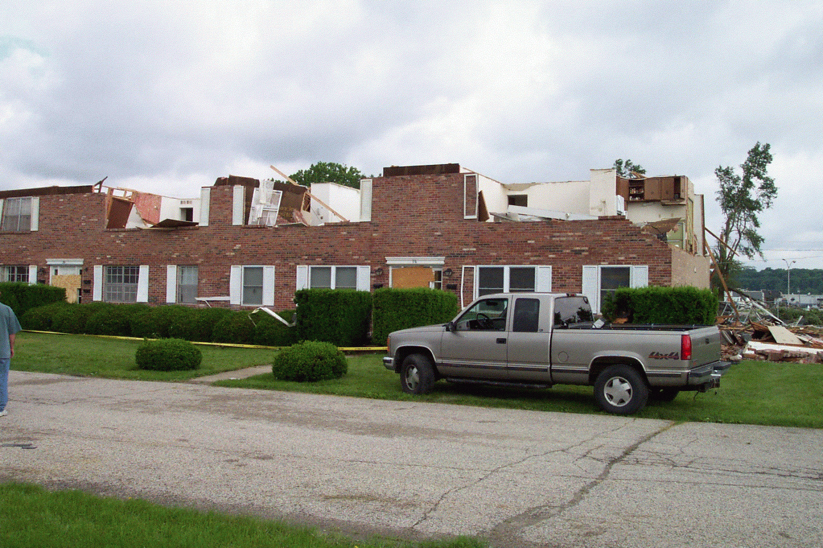 Peru tornado damage May 30, 2004