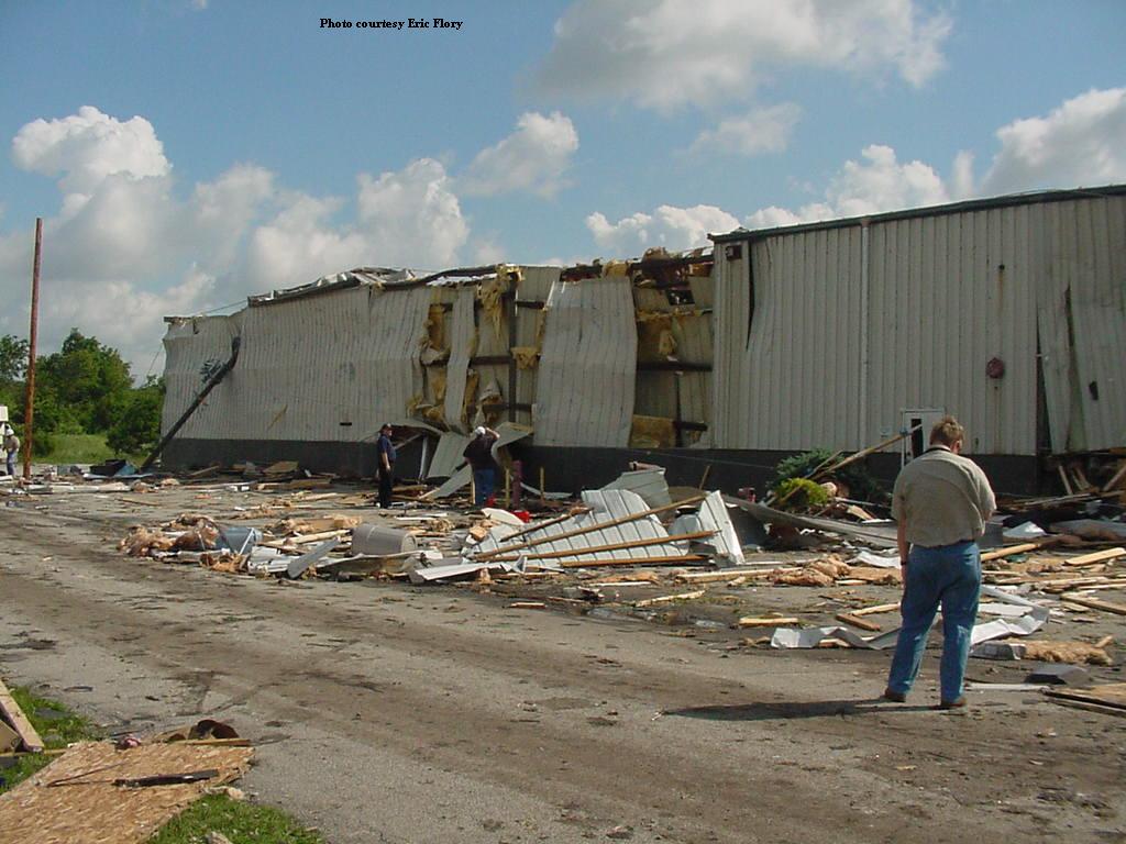Peru tornado damage May 30, 2004