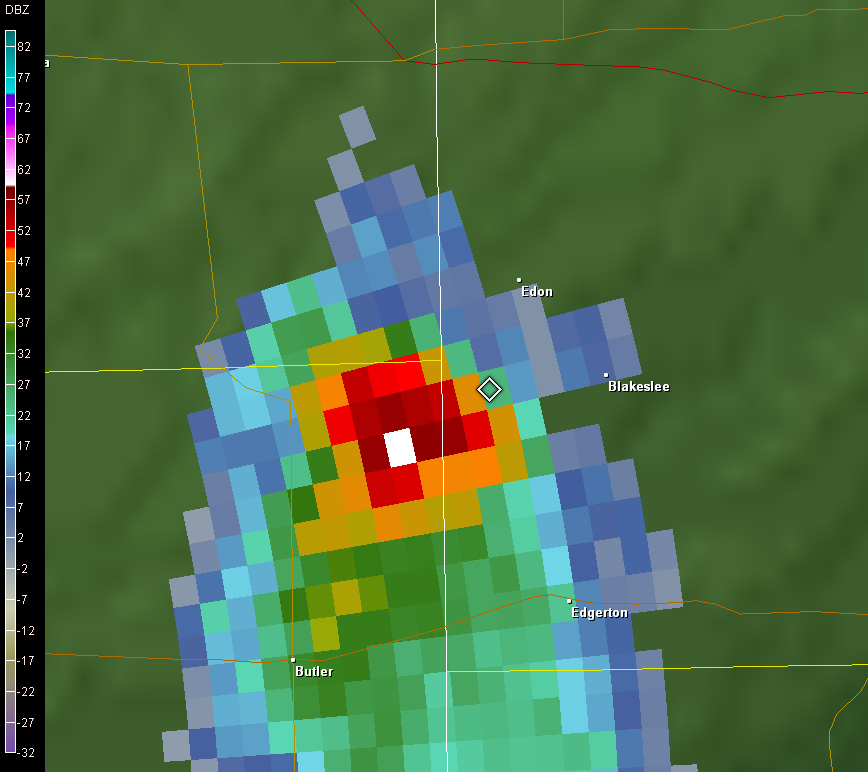 7.9 degree reflectivity images