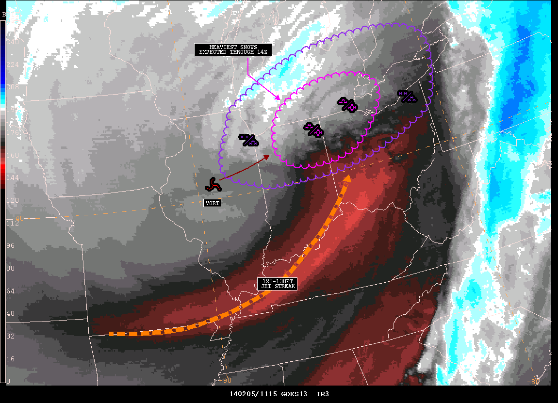 satellite precipitation message