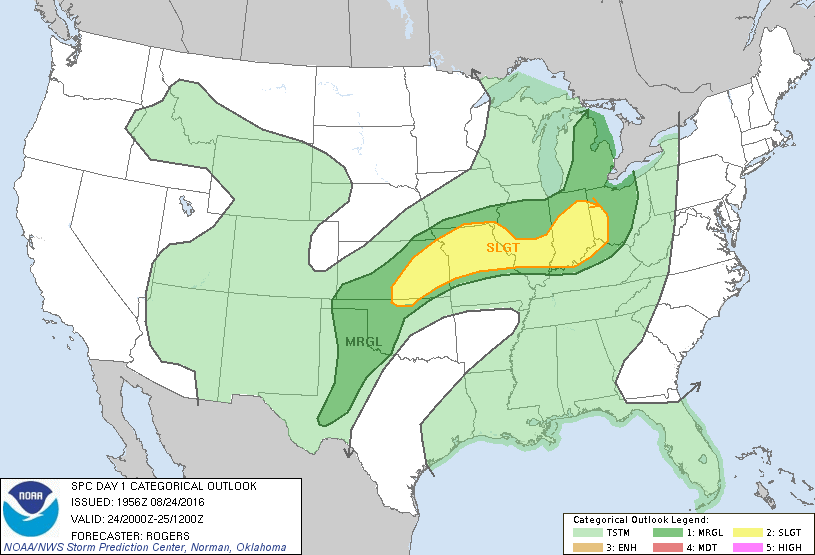 SPC Day 1 Hail Outlook