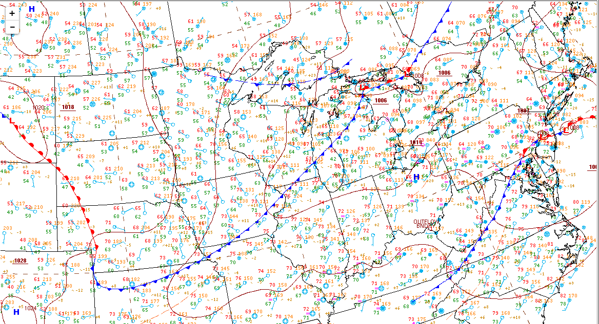 8am surface analysis