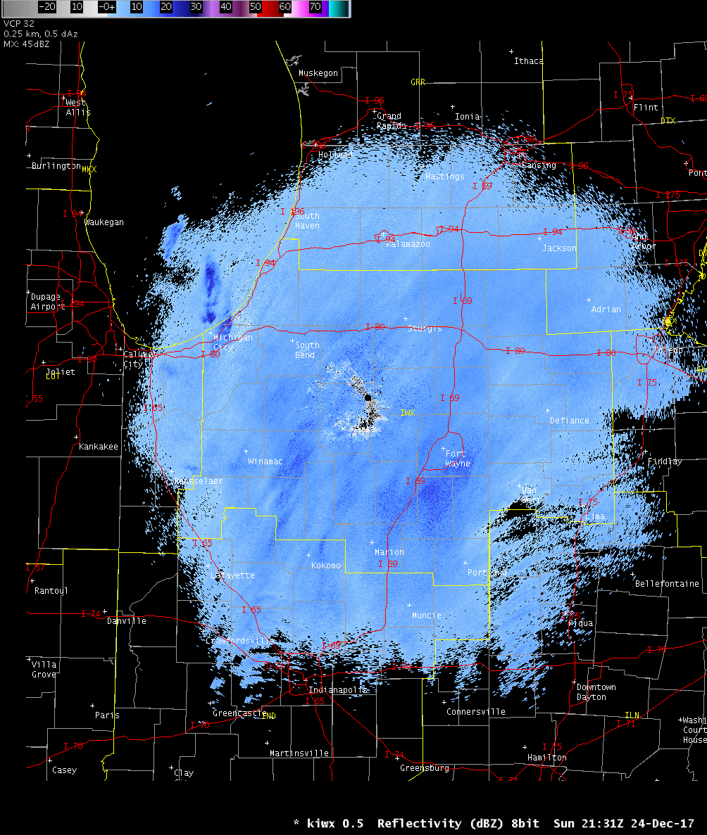 LES Snow radar loop