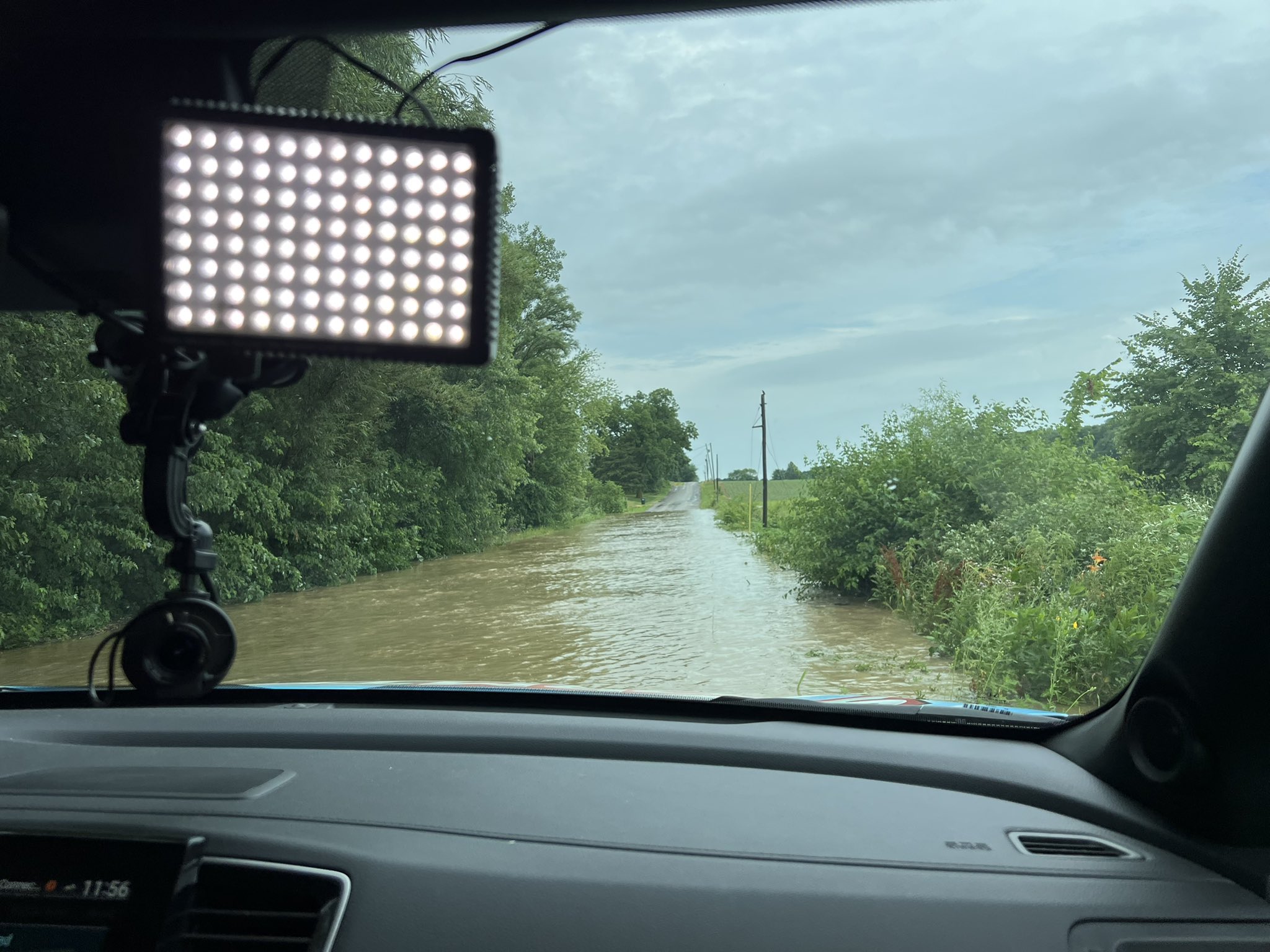 Flooding in Churbusco