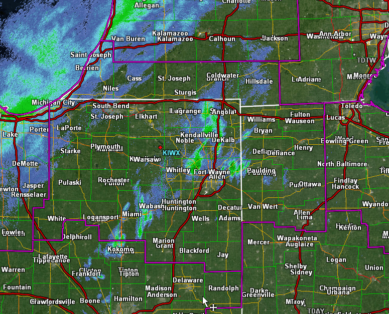 Radar Loop of Arctic Front Passage
