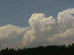 Towering cumulus over north central Indiana June 12, 1998.