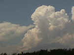 Towering cumulus over north central Indiana June 12, 1998.