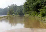 Flooding near Liberty Mills, Indiana, July 24, 1997.