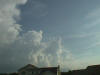Northern edge of the local storm system responsible for the phenomenal flash
flooding in Fort Wayne on June 26, 2002.