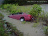 Vehicles are easily swept away by floodwaters