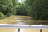 View to the south (upstream) from the bridge on Willshire Eastern Road in Willshire, Ohio.