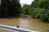 View to the north (downstream) from bridge on Willshire Eastern Road in Willshire, Ohio.