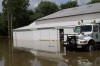 Grocery store flooded in Willshire, Ohio.