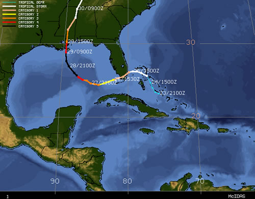 NWS Jackson,MS, August 2005 Hurricane Katrina Outbreak