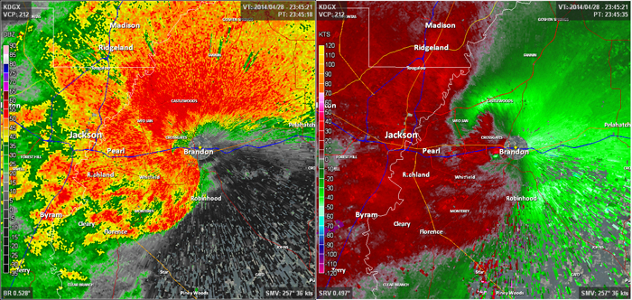 Radar - Rankin County Tornado