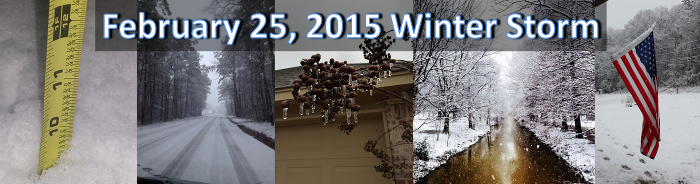 February 25, 2015 Winter Storm