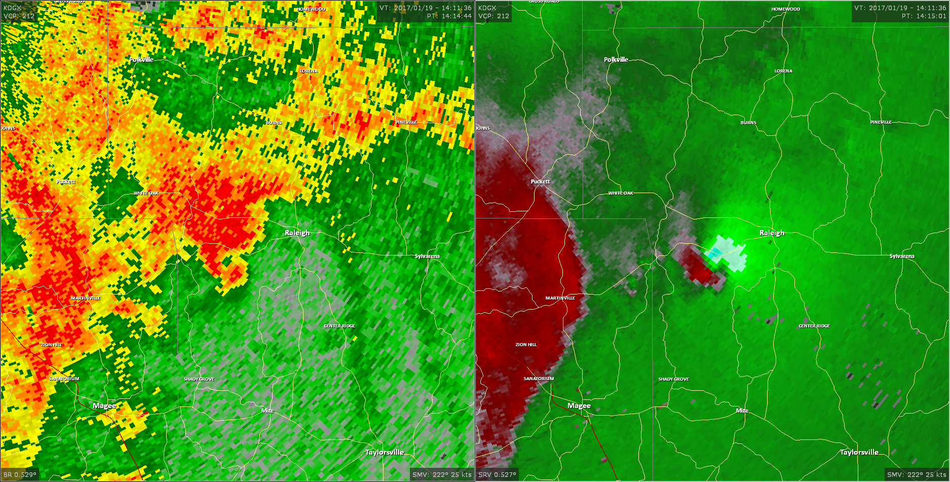 Radar - Smith County Tornado