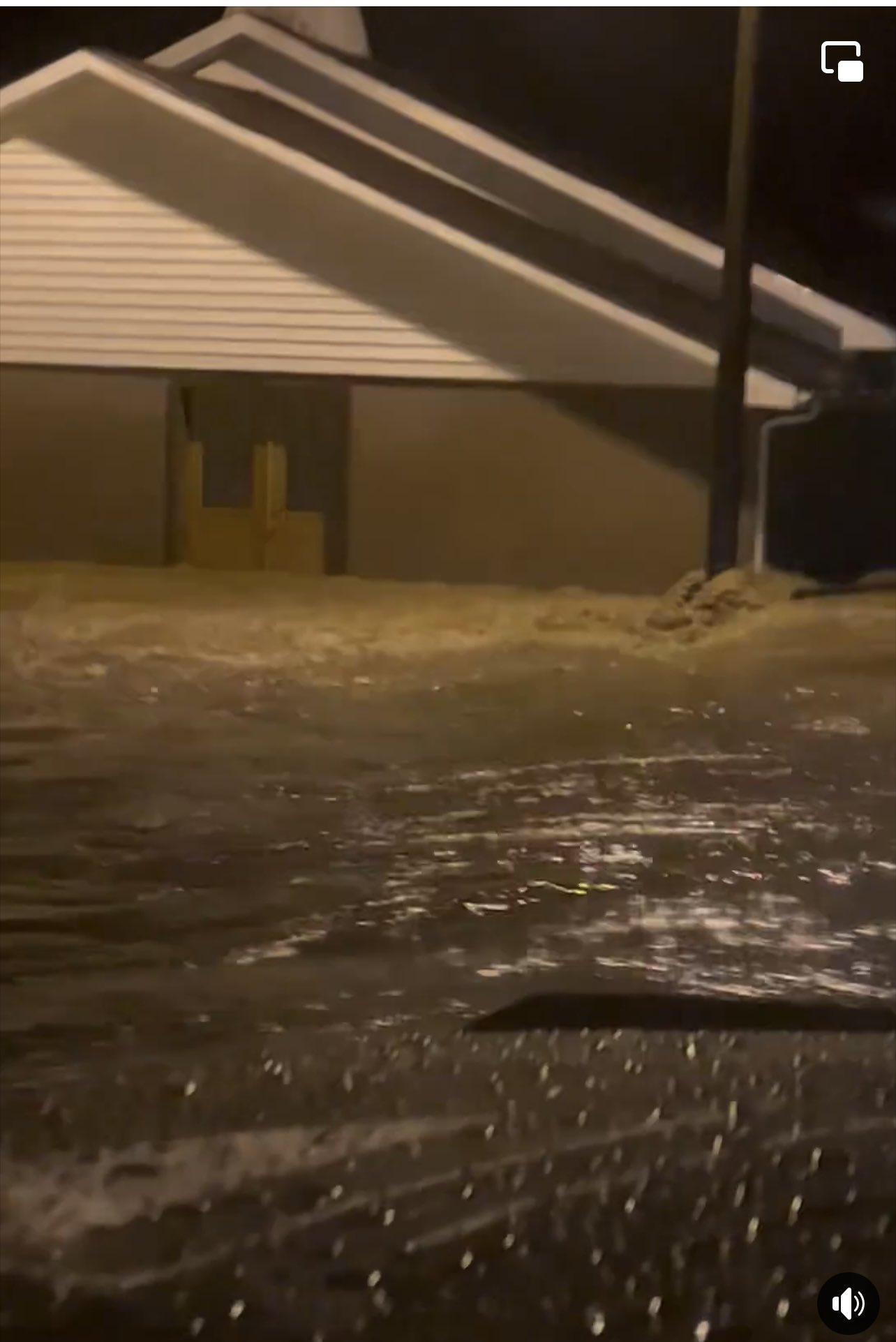 Altro Church of God in Jackson, KY inundated by flash flooding