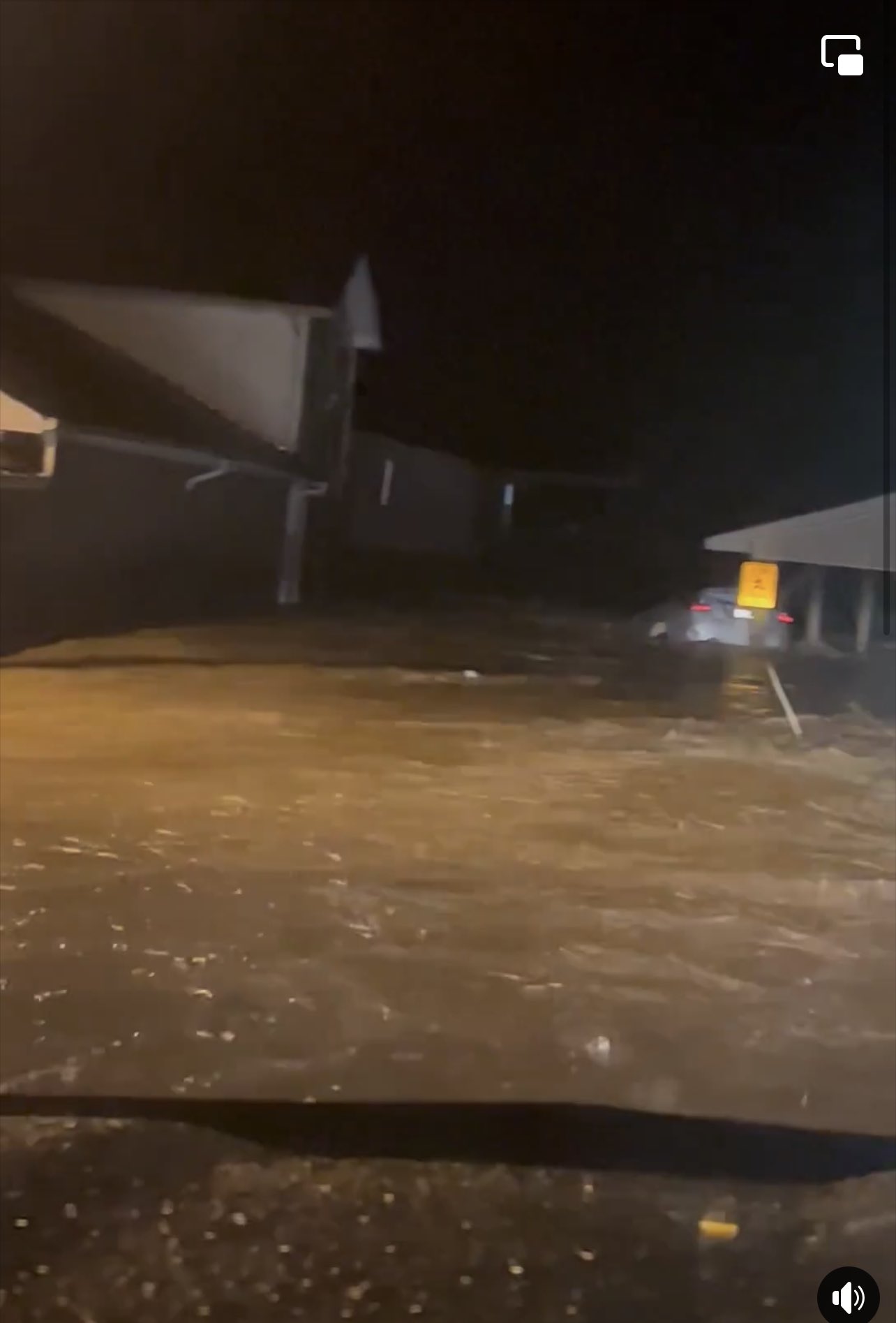 Altro Church of God in Jackson, KY inundated by flash flooding