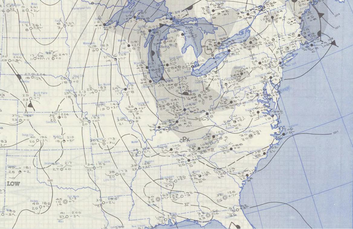 November 27, 1950 Surface Chart