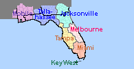 Florida County Warning Area MAP