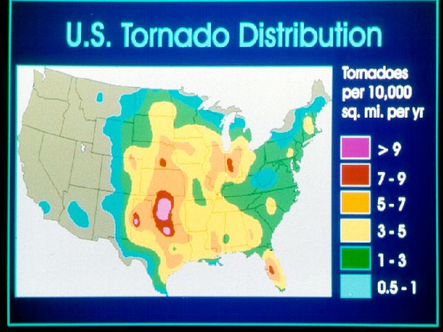 U.S. Tornado Distribution